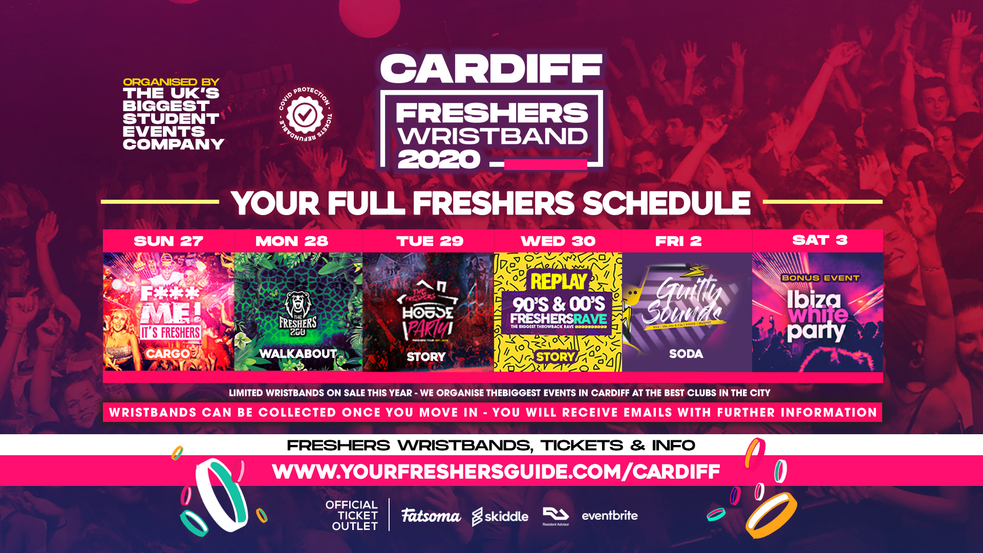 The Cardiff Freshers Wristband 