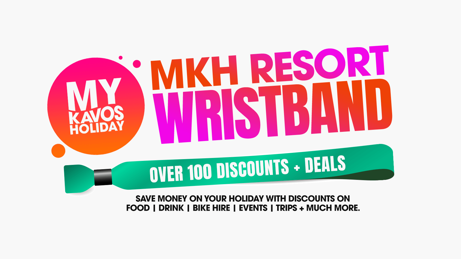 MKH RESORT DISCOUNT WRISTBAND