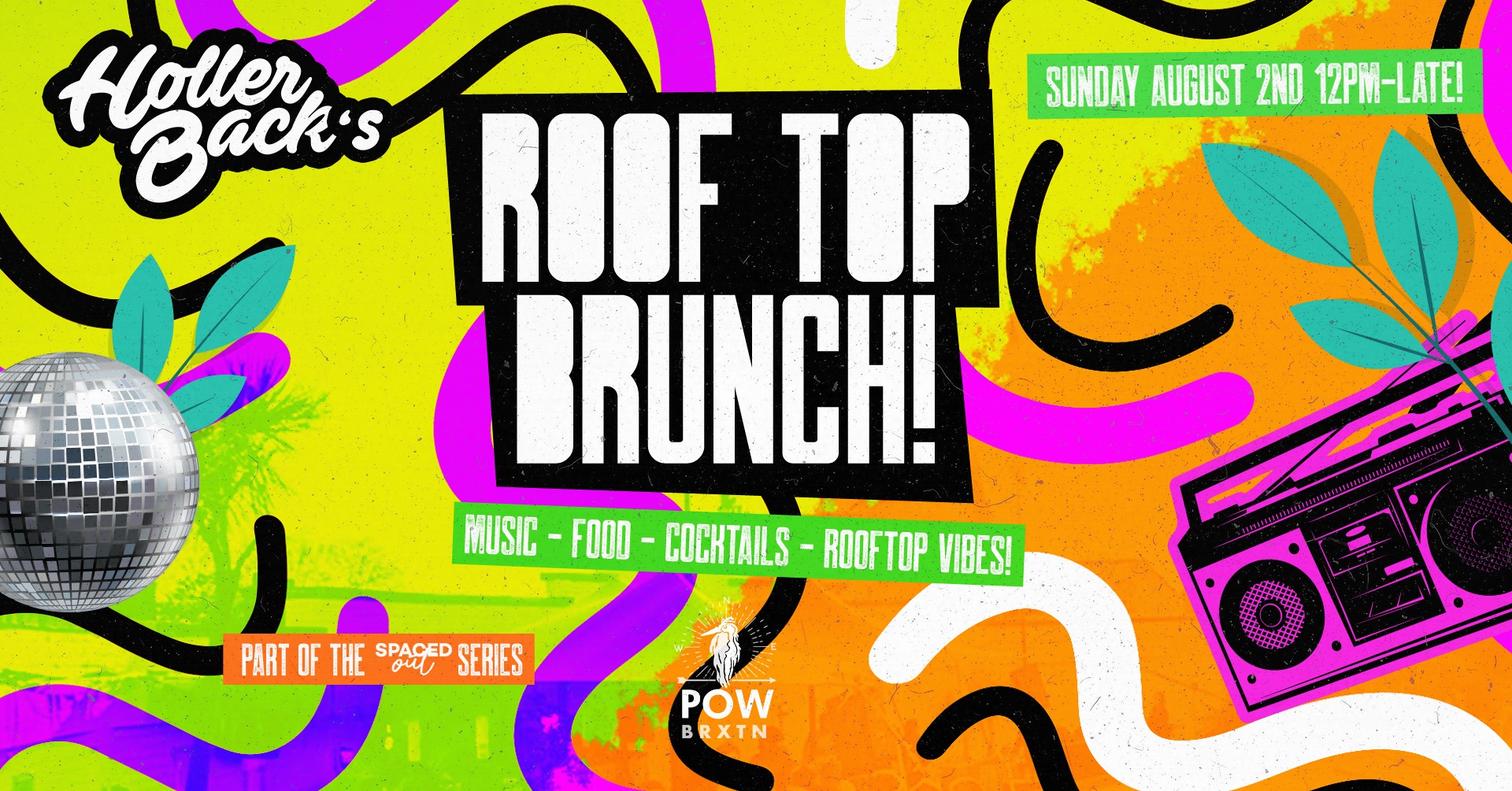 Holler Back London: Rooftop Party & Brunch  | Prince of Wales Rooftop, Brixton