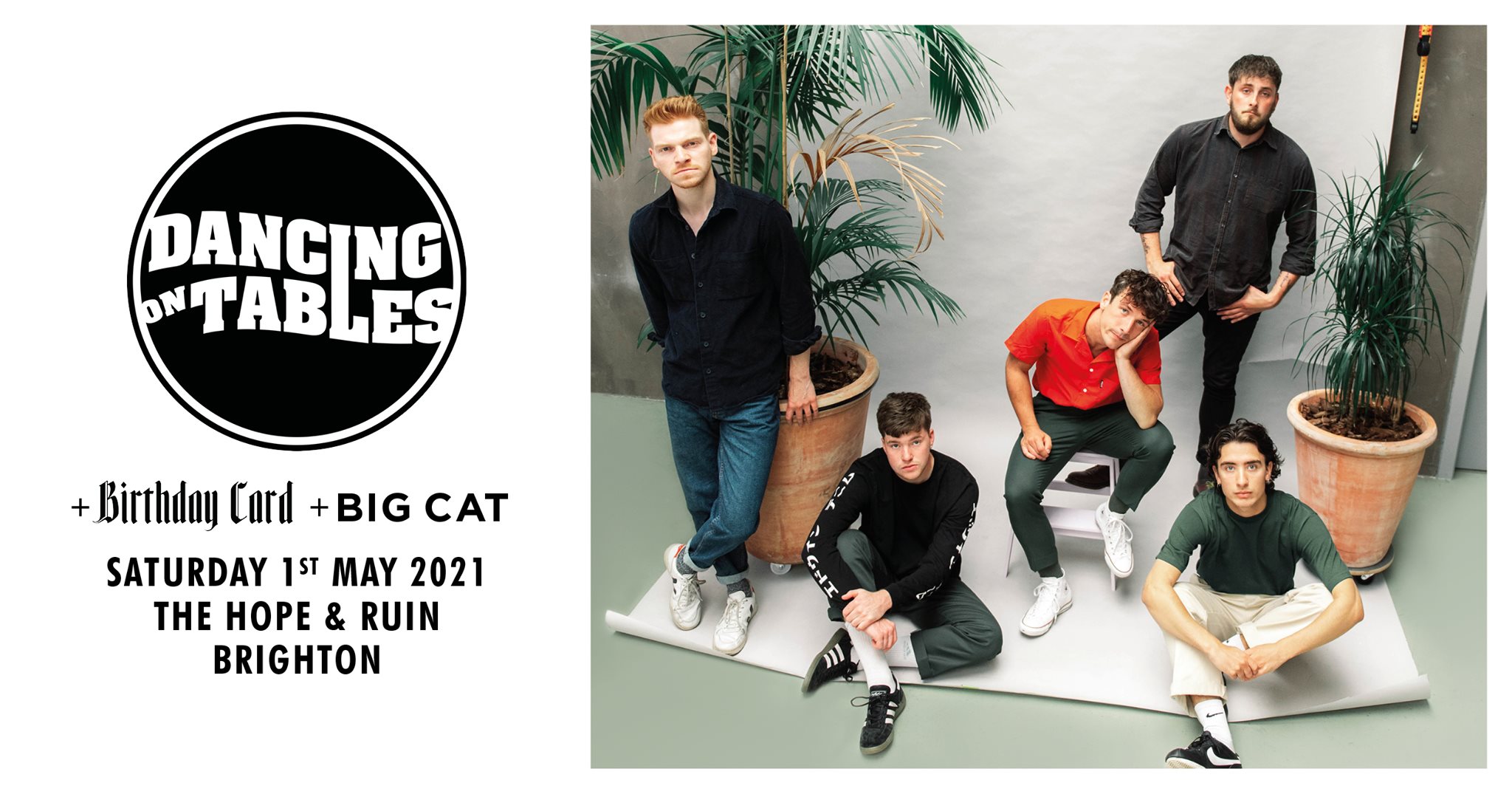 *CANCELLED* Dancing On Tables + Birthday Card + Big Cat