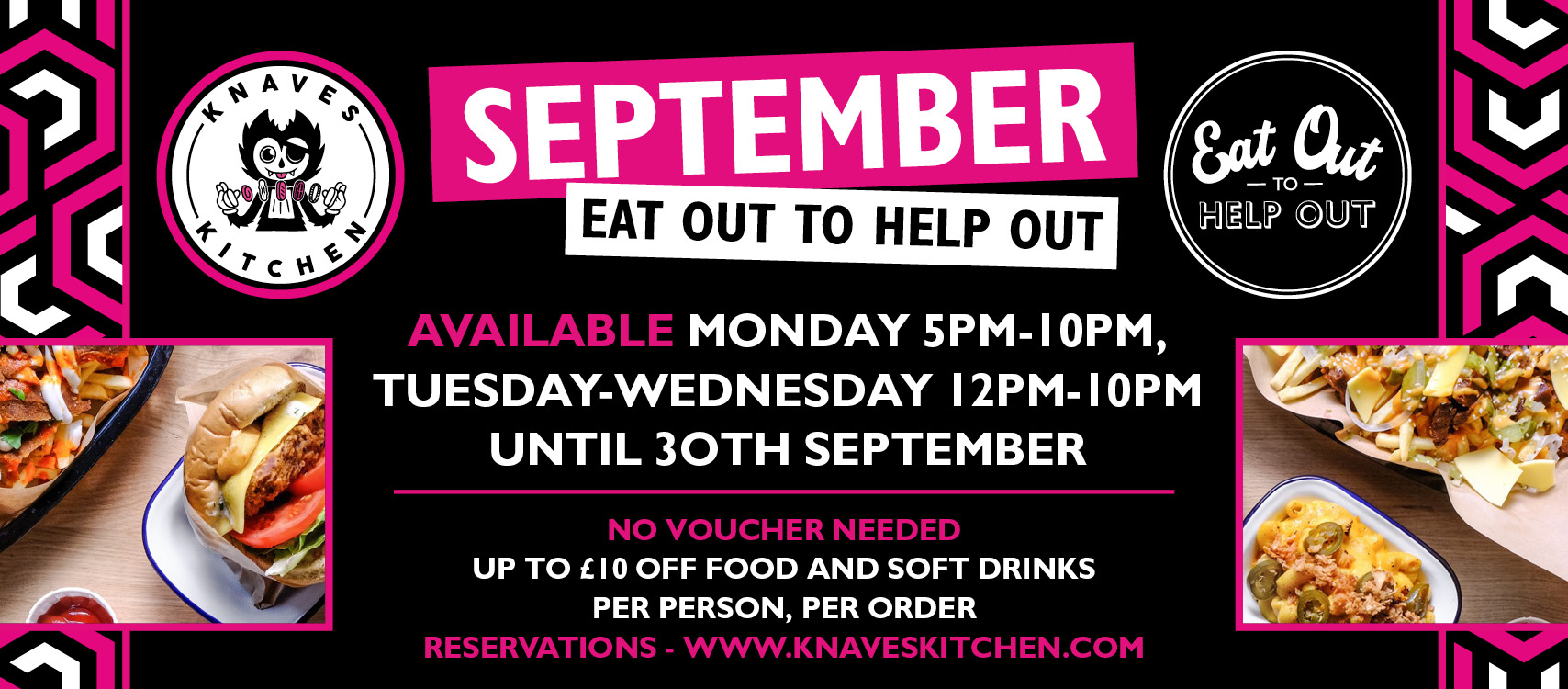 Eat Out to Help Out 50% off September at Oporto!