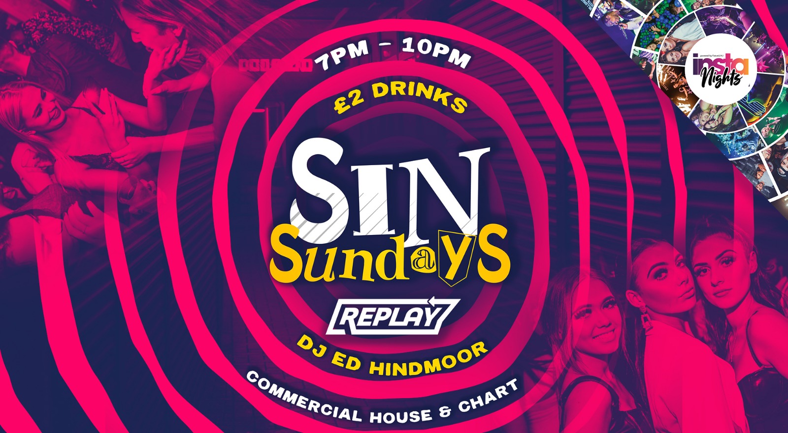 Sin Sundays at Replay