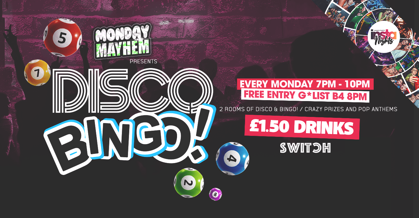 Monday Mayhem presents Disco Bingo