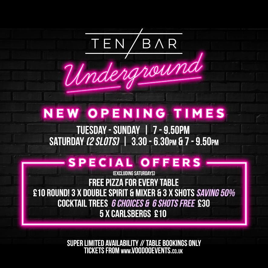 Sunday Sessions: Weekends @ Ten Bar Underground (Formerly Space)