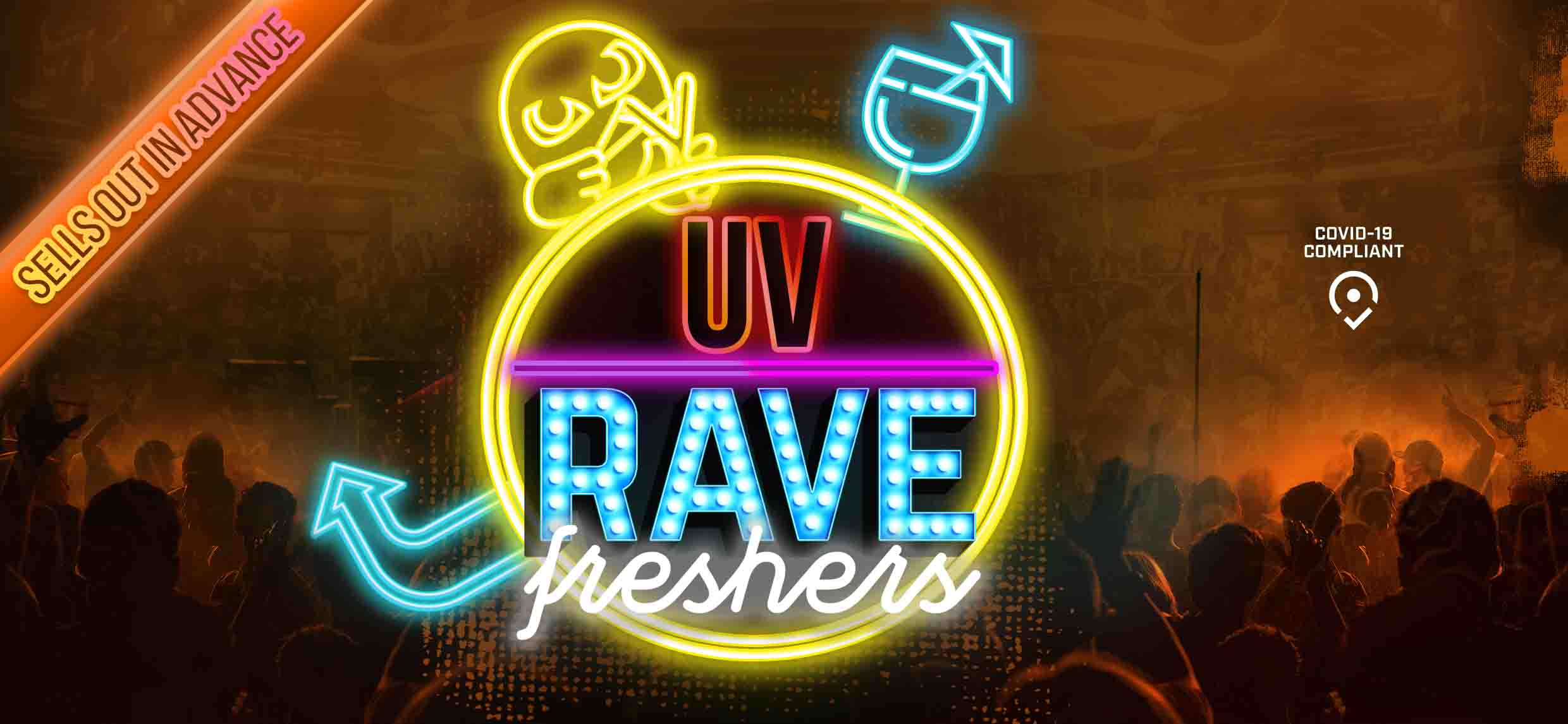 LAST NO CURFEW EVENT: Freshers UV Rave – Socially Distanced Manchester Freshers