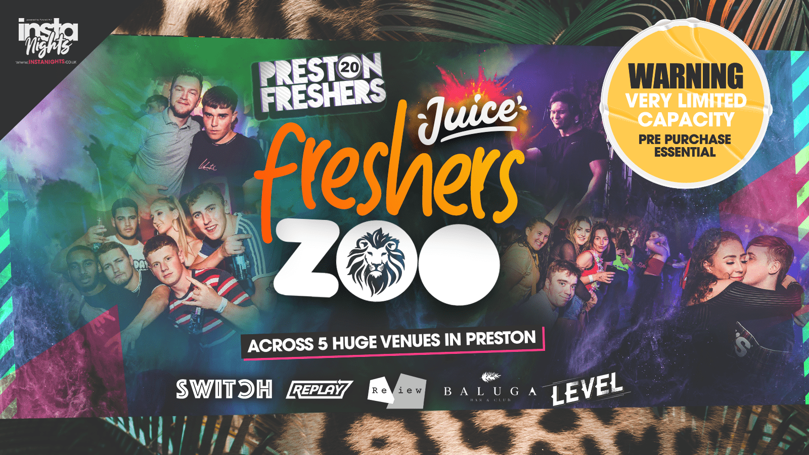 Juice Wednesdays does ZOO Party – Across 5 venues