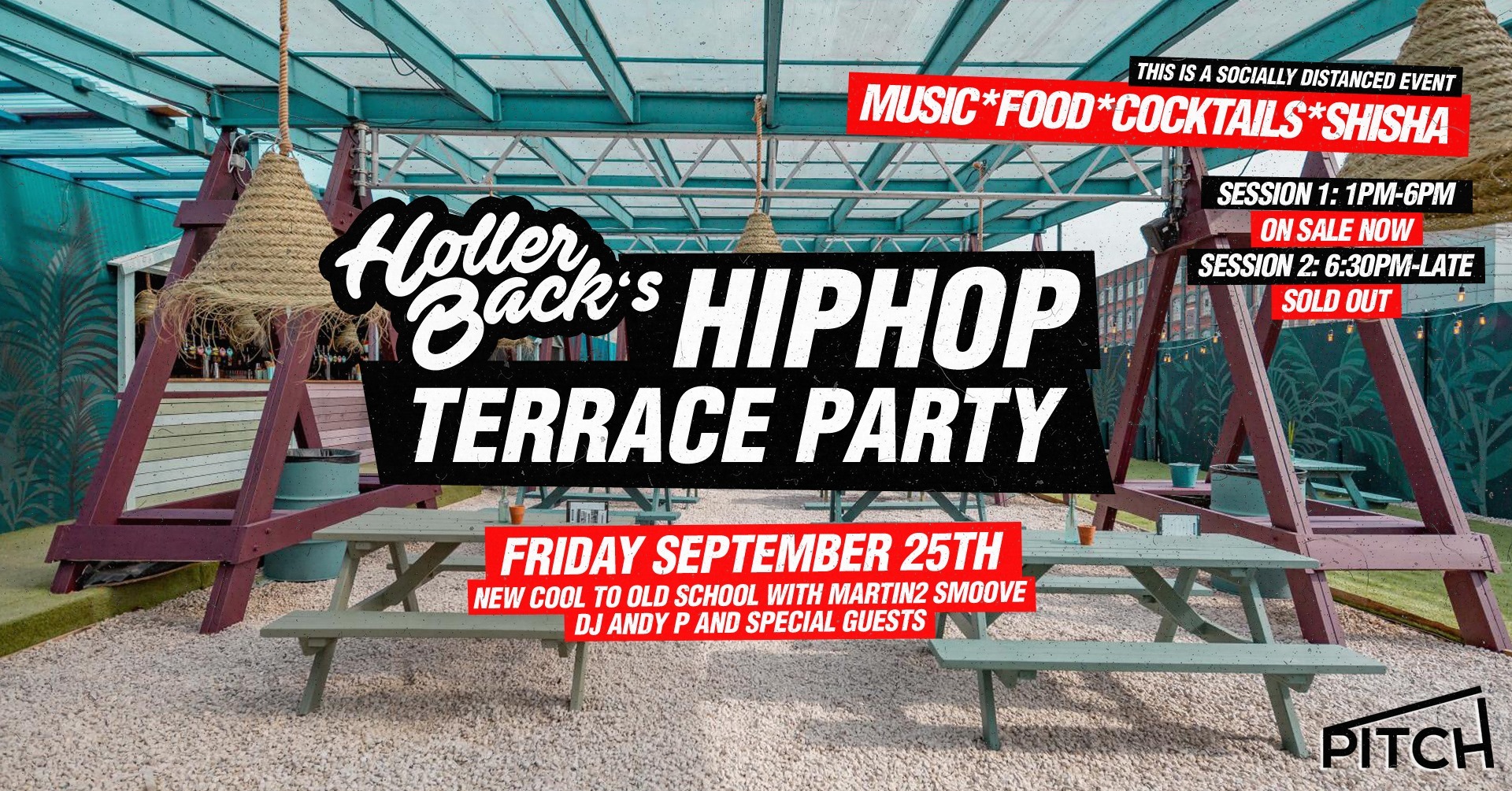 Holler Back London – Hip Hop & R’NB Terrace Day Party | Pitch