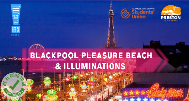 Blackpool Pleaseurebeach & Illuminations – From Preston