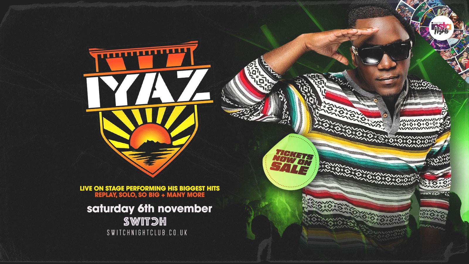 SWITCH Saturdays | IYAZ Live on Stage