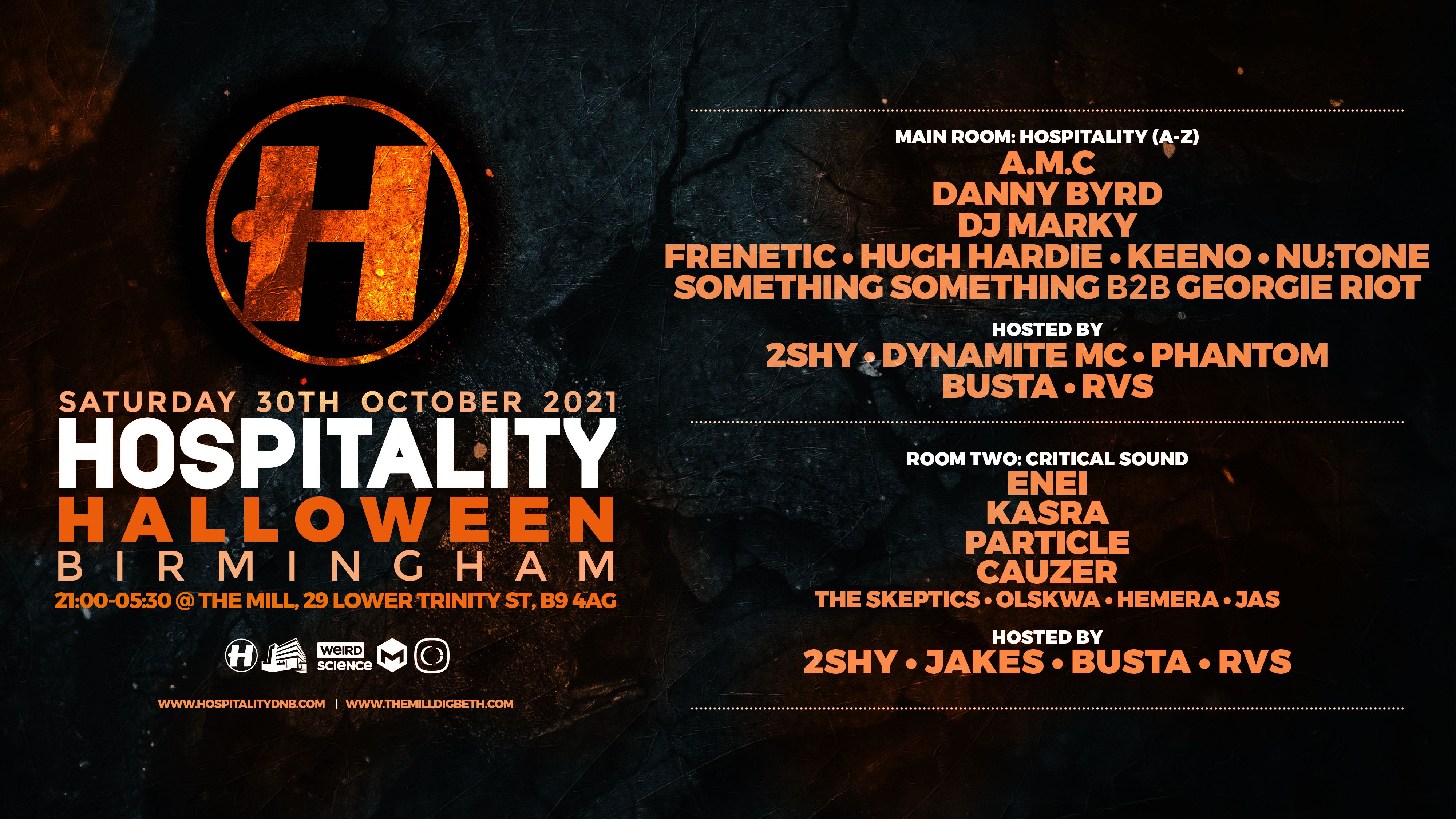 Hospitality Halloween : Birmingham