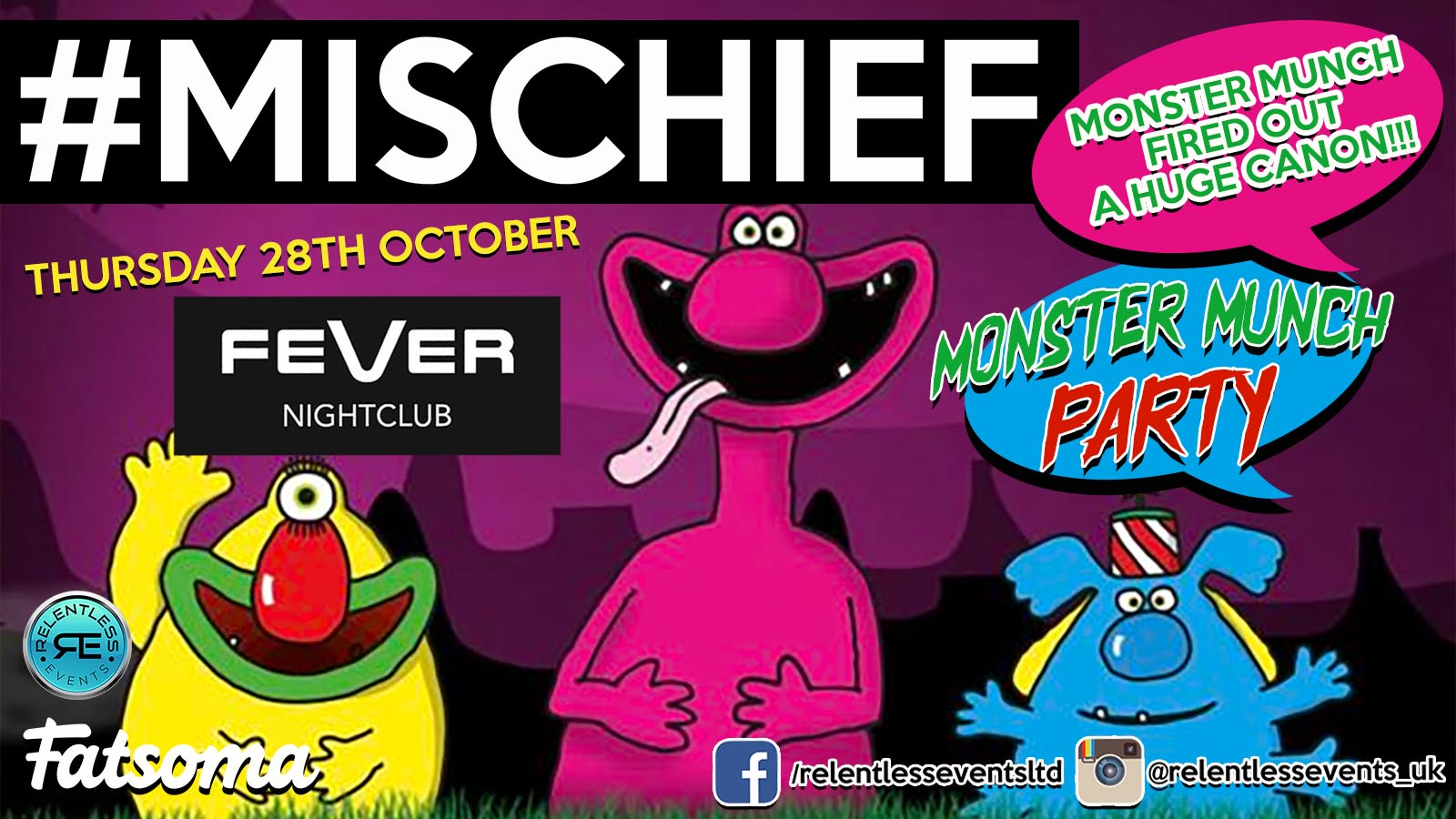 #Mischief Nuneaton Halloween Special Monster Munch Party