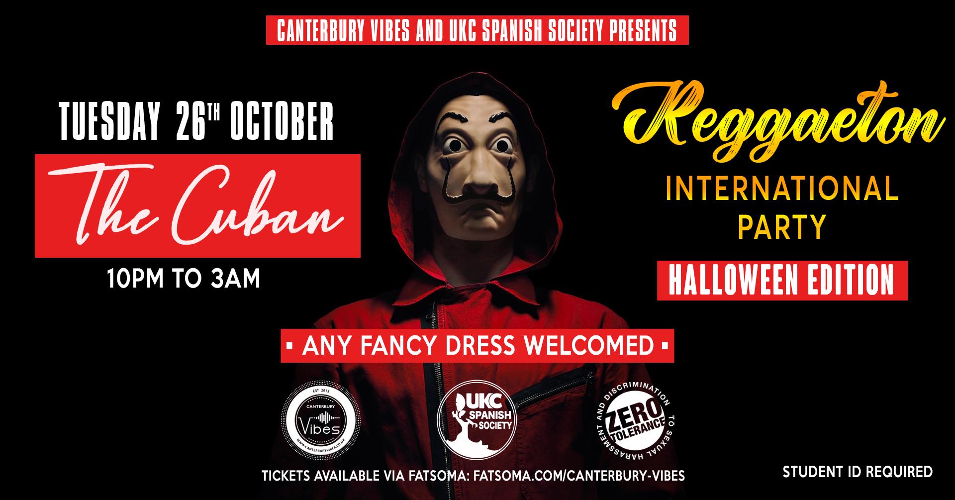 REGGAETON INTERNATIONAL FIESTA HALLOWEEN EDITION