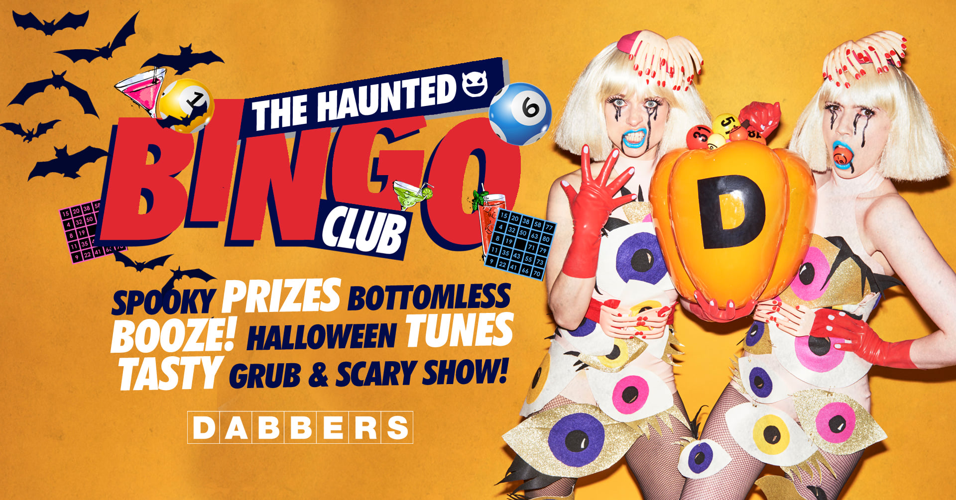 The Haunted Bingo Club 🎃  Bottomless Bingo & Party 🎱  Tickets Out Now!