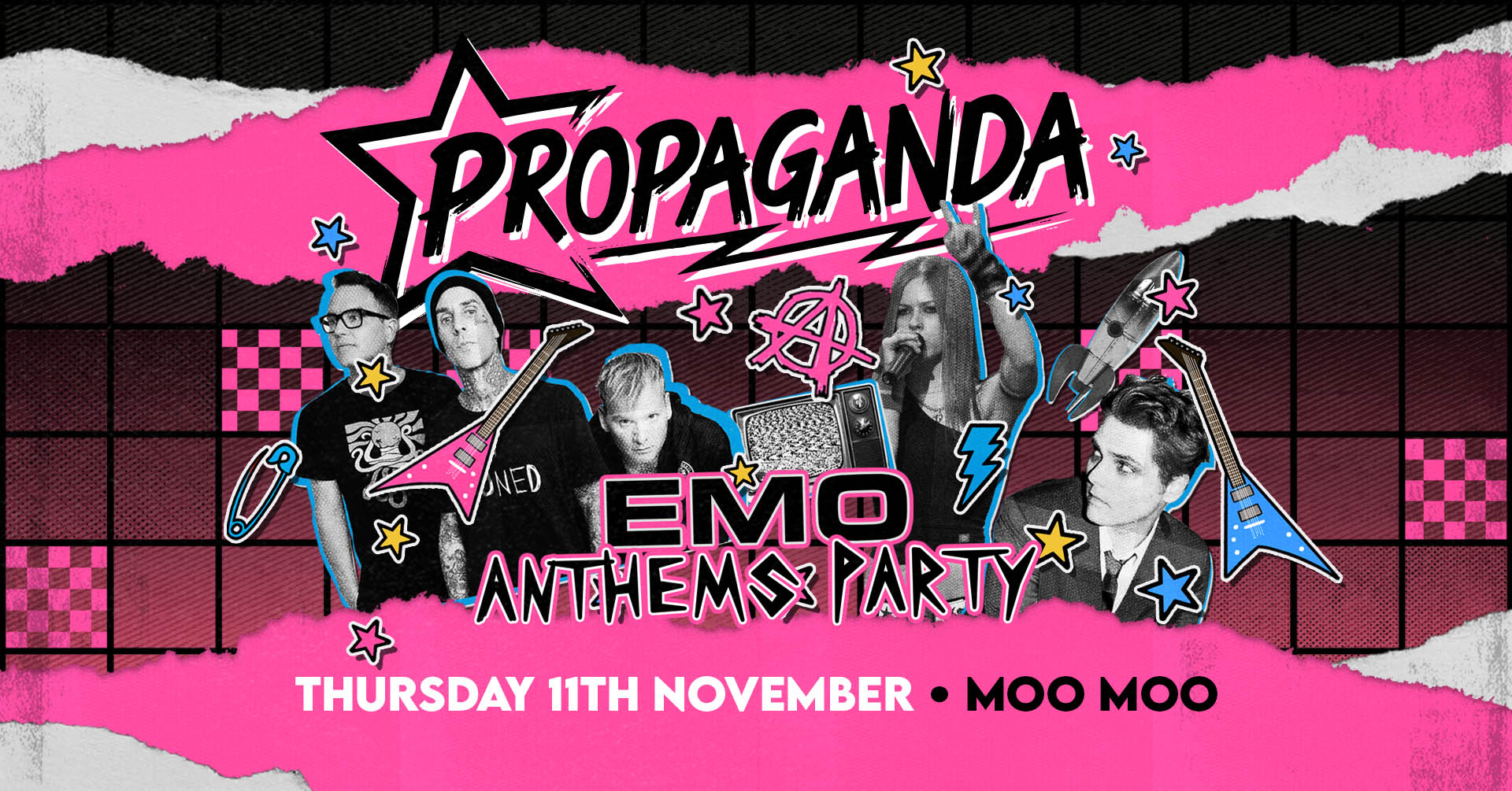 Propaganda Cheltenham  – Emo Anthems Party!