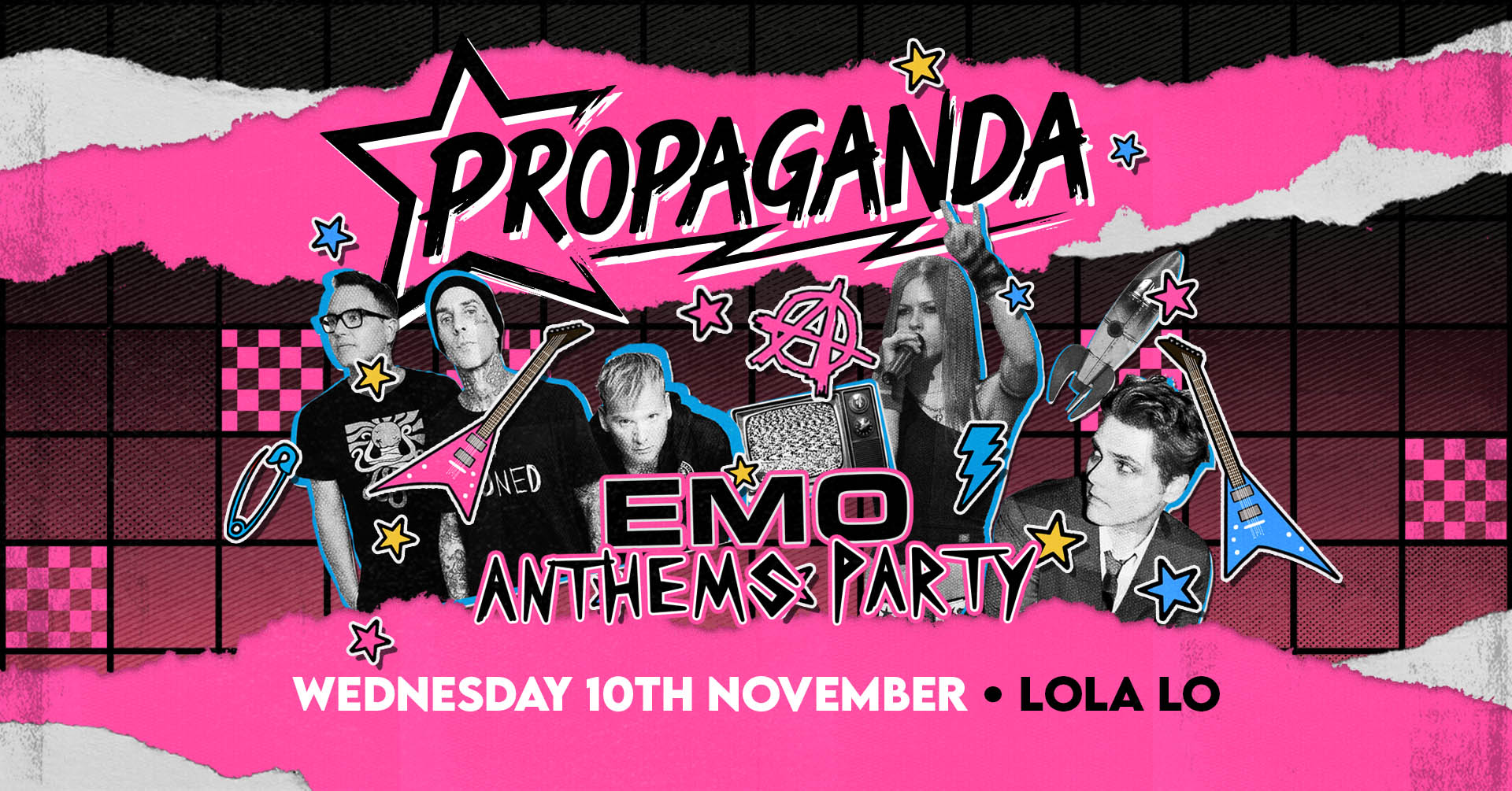 Propaganda Cambridge – Emo Anthems Party!