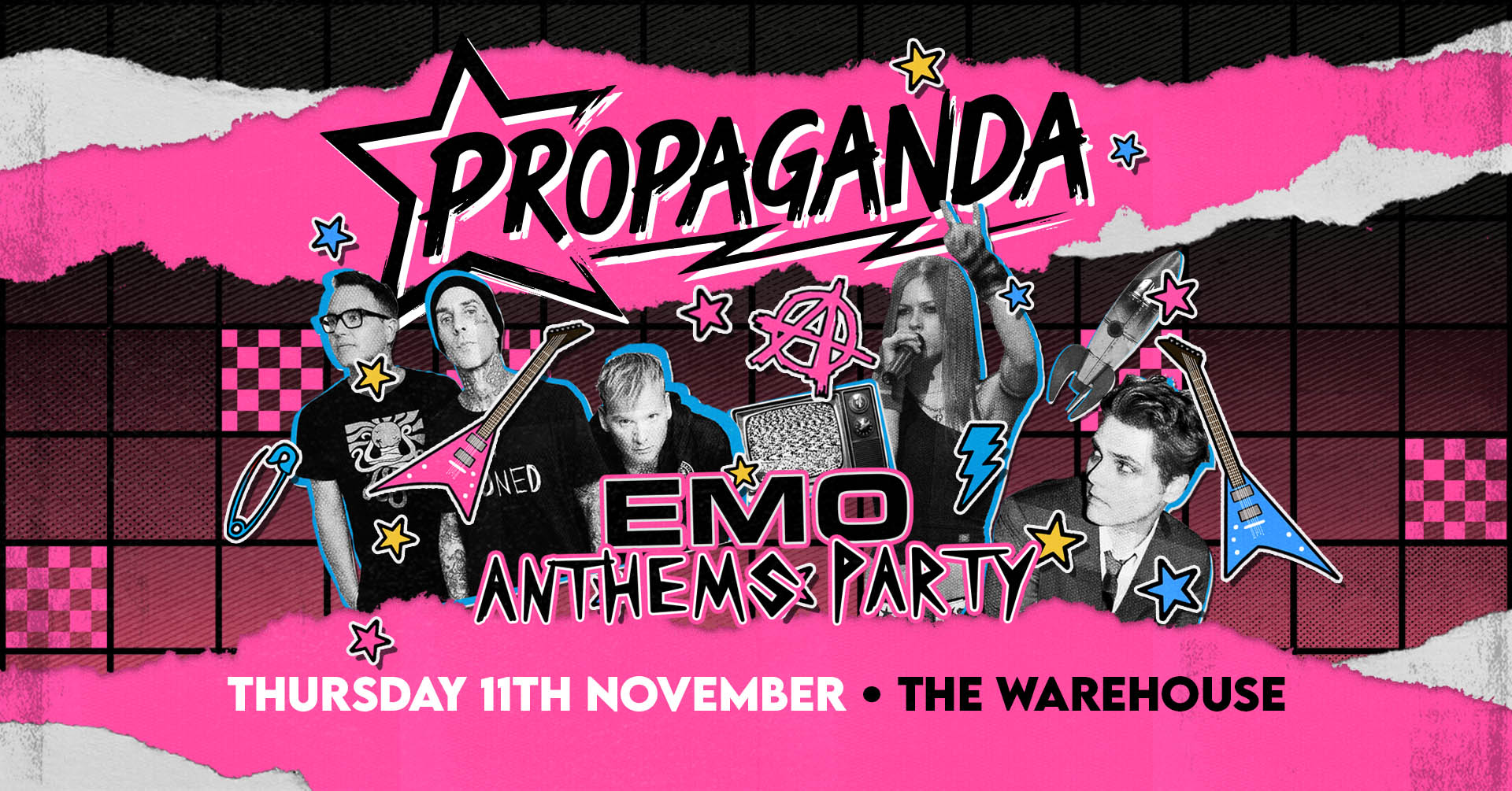 Propaganda Leeds  – Emo Anthems Party!