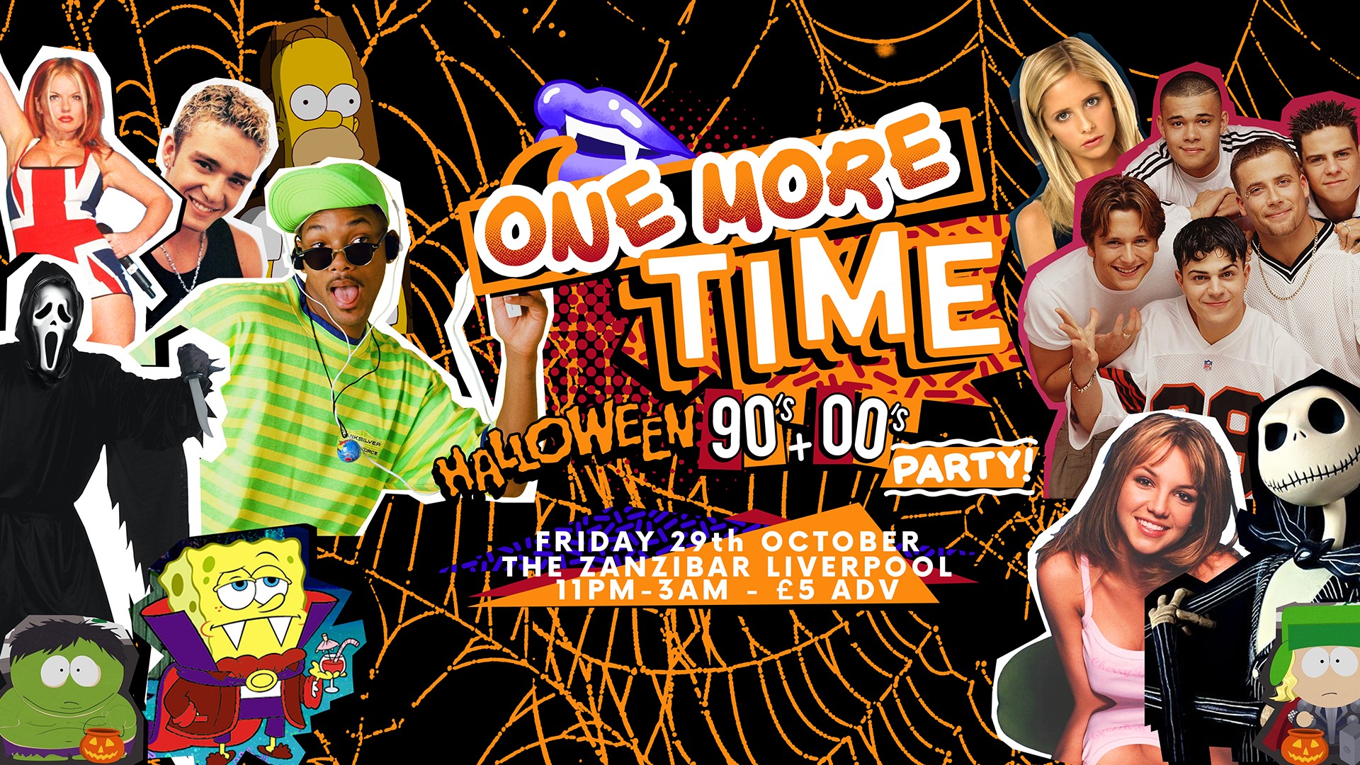 One More Time – 90’s & 00’s Halloween party