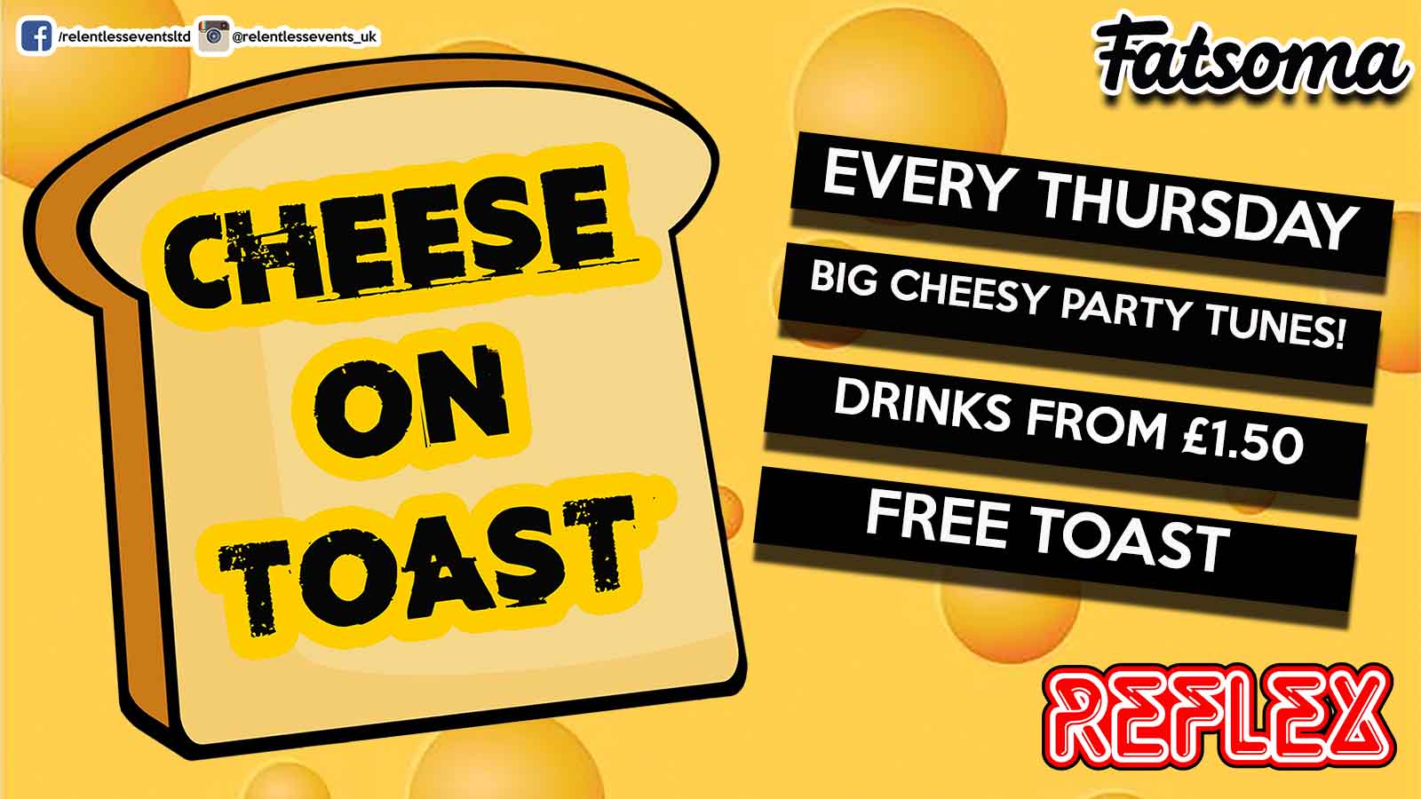 Cheese on Toast at Reflex Birmingham