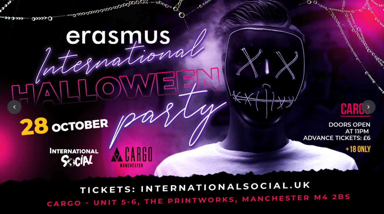 International Halloween Party – CARGO Manchester