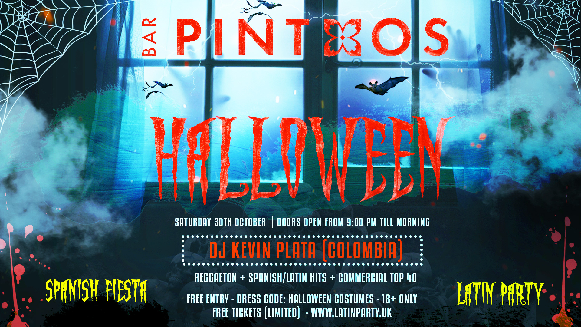 Spanish Halloween Preston – Saturday 30th October