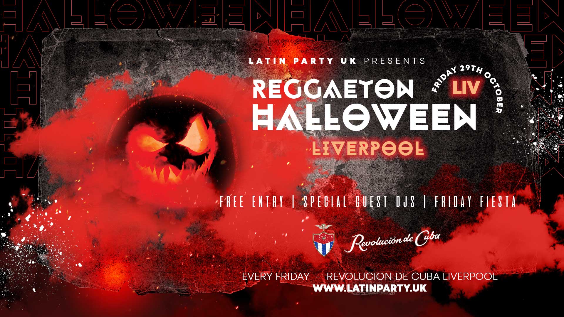 REAGGAETON HALLOWEEN LIVERPOOL (29/10)