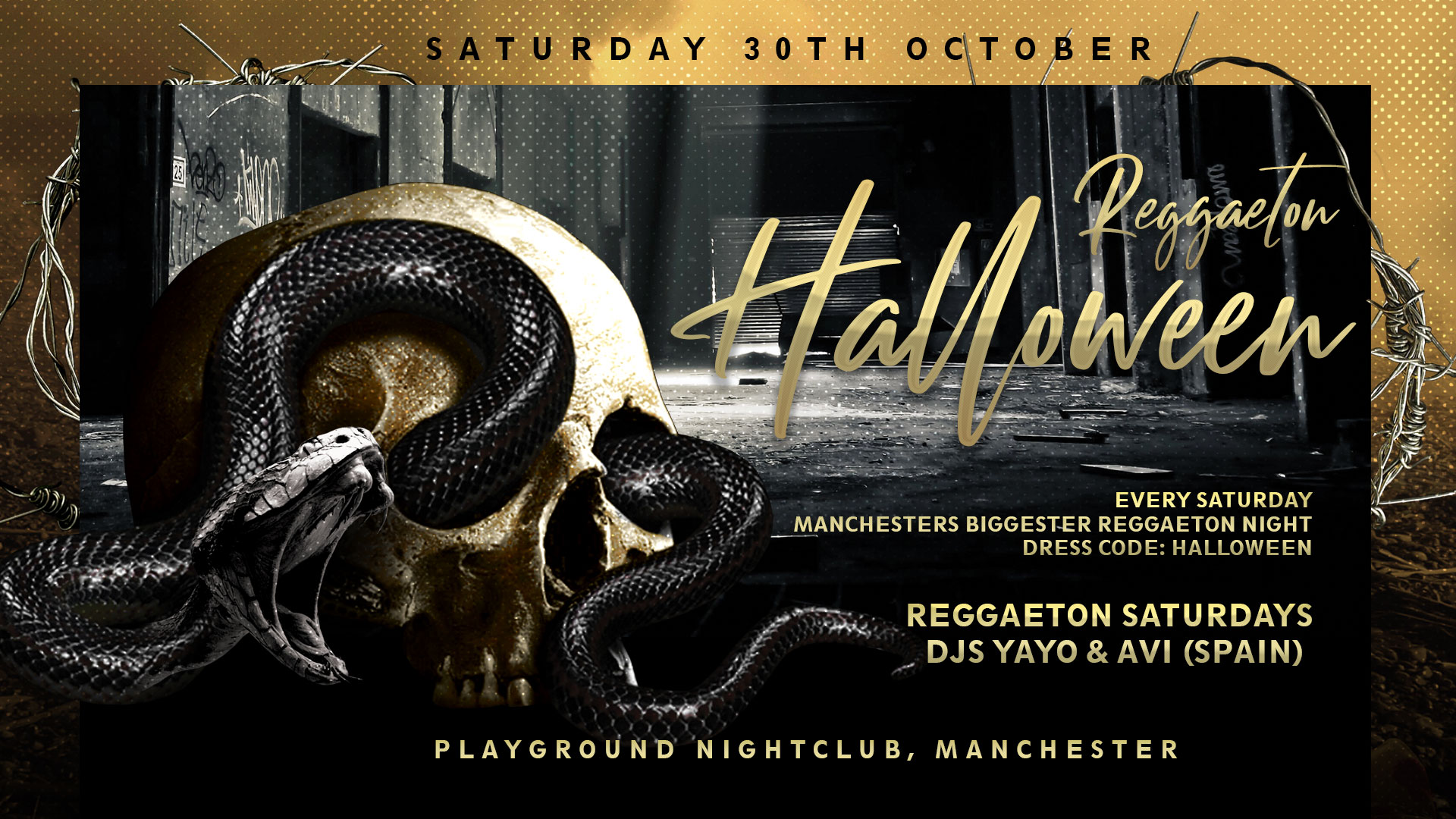 REGGAETON SATURDAYS: HALLOWEEN – MANCHESTER (30/10)