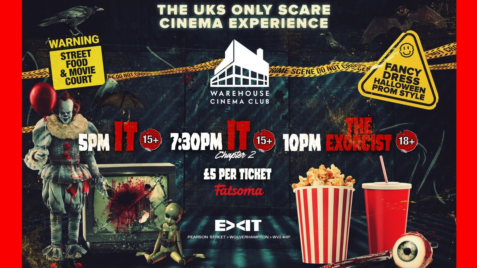 Warehouse Cinema Club Presents The Halloween Warehouse Cinema Experience