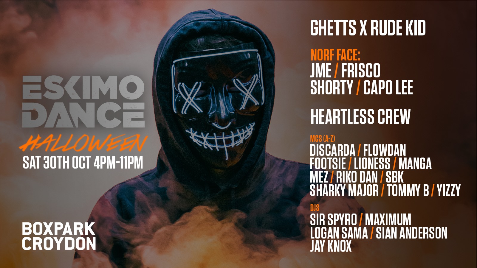 Eskimo Dance Halloween (TICKETS ON THE DOOR)