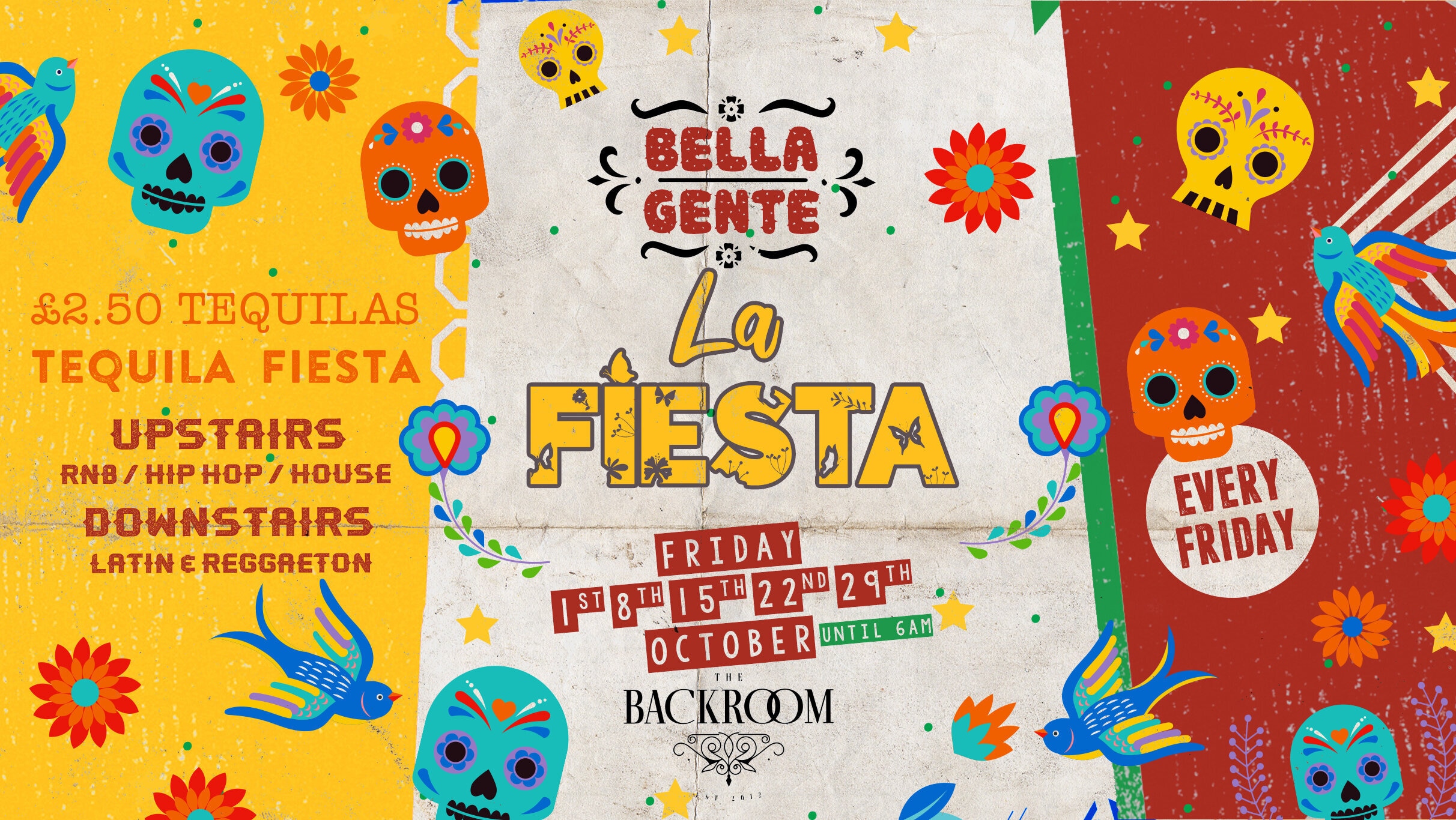 Bella Gente – La Fiesta – Reggaeton Special | Friday 8th October