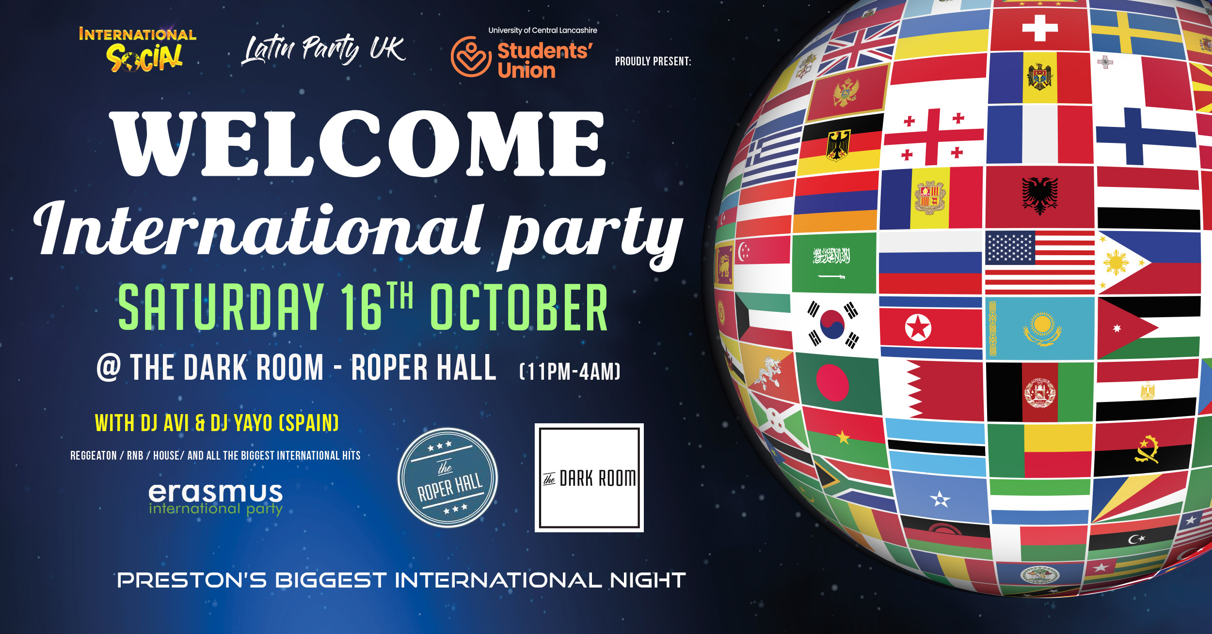 Welcome International Party – Preston