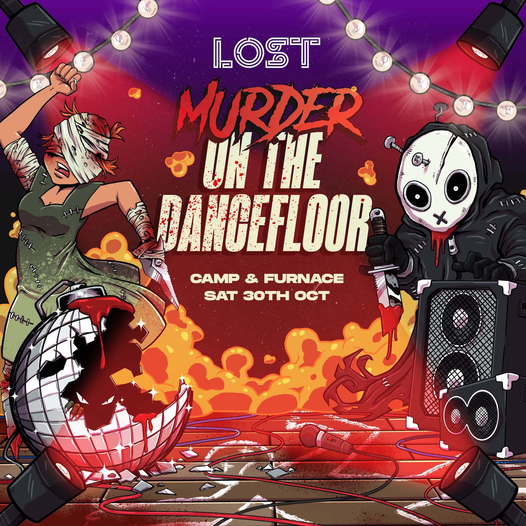 LOST Halloween : Murder On The Dancefloor : Camp & Furnace : Sat 30th Oct