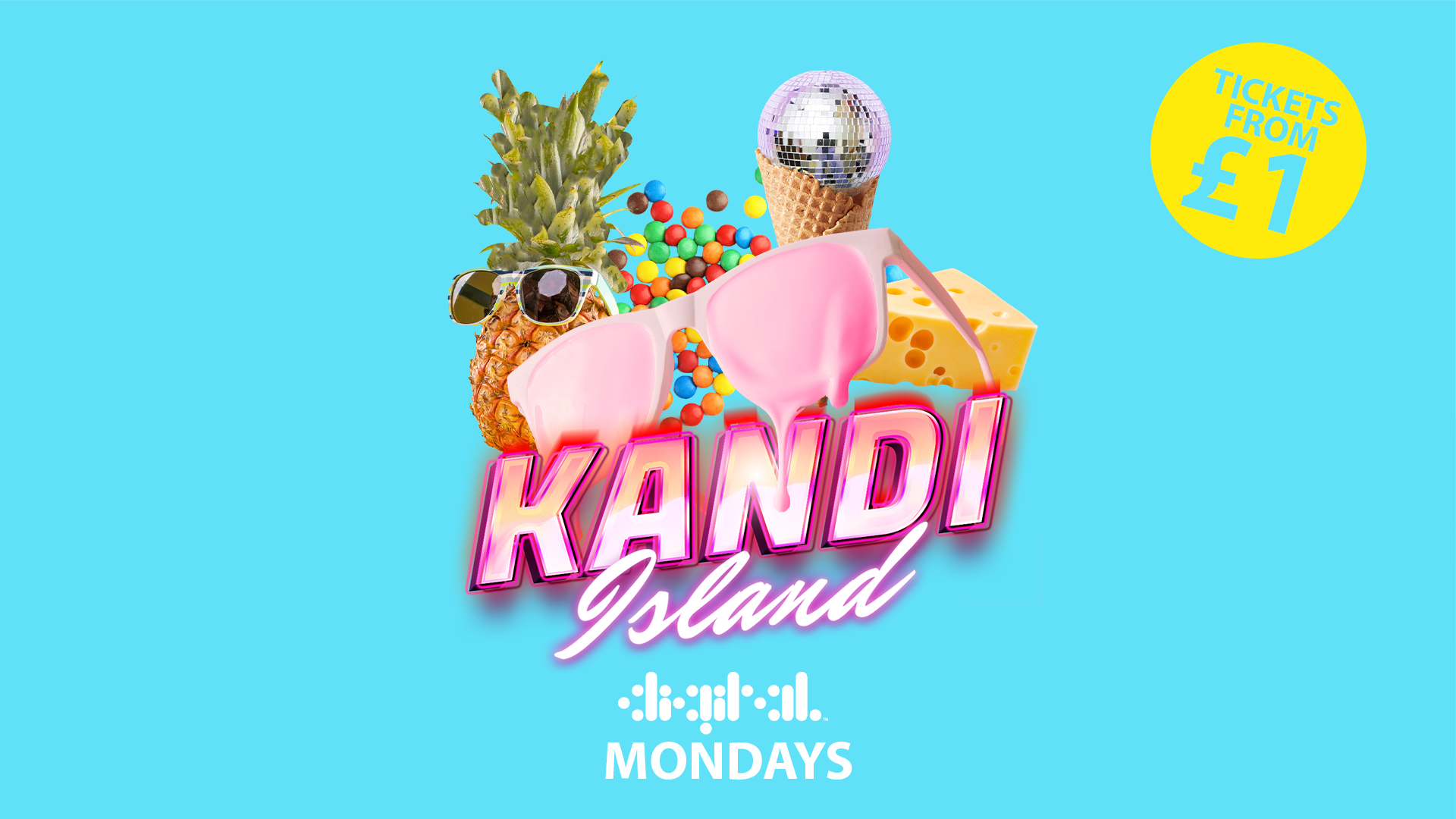 KANDI ISLAND KANDIOPOLY LAUNCH 🎲🍭 DIGITAL MON 15th TICKETS £1