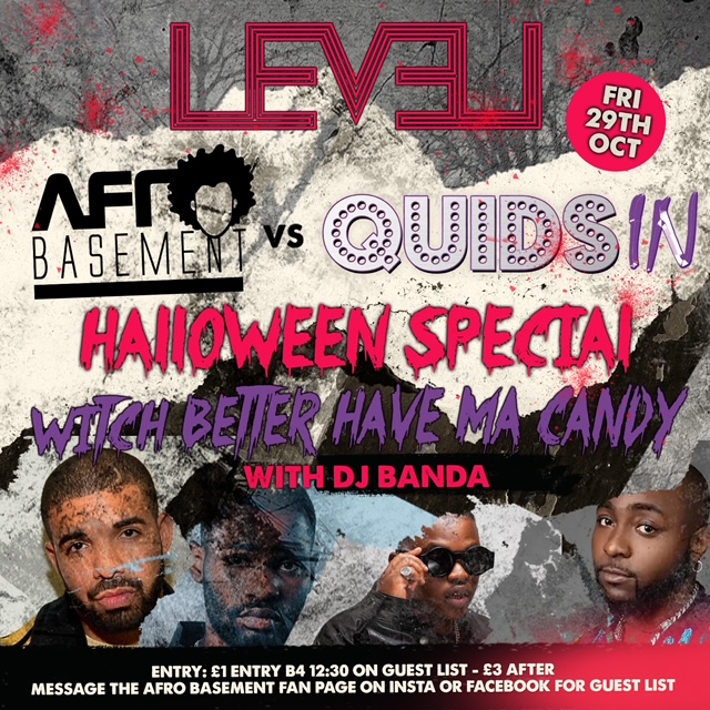 Halloween Afro Basement vs Quids in – Witch Better Have ma Candy