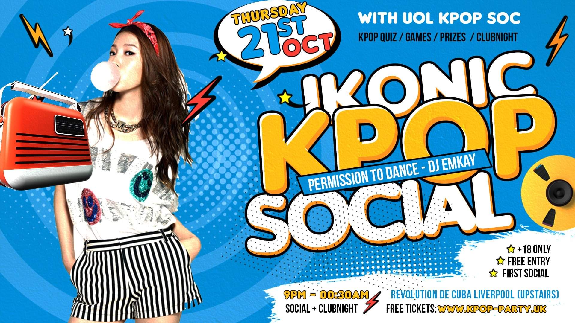 IKonic Kpop Social : Permission to dance | FREE ENTRY