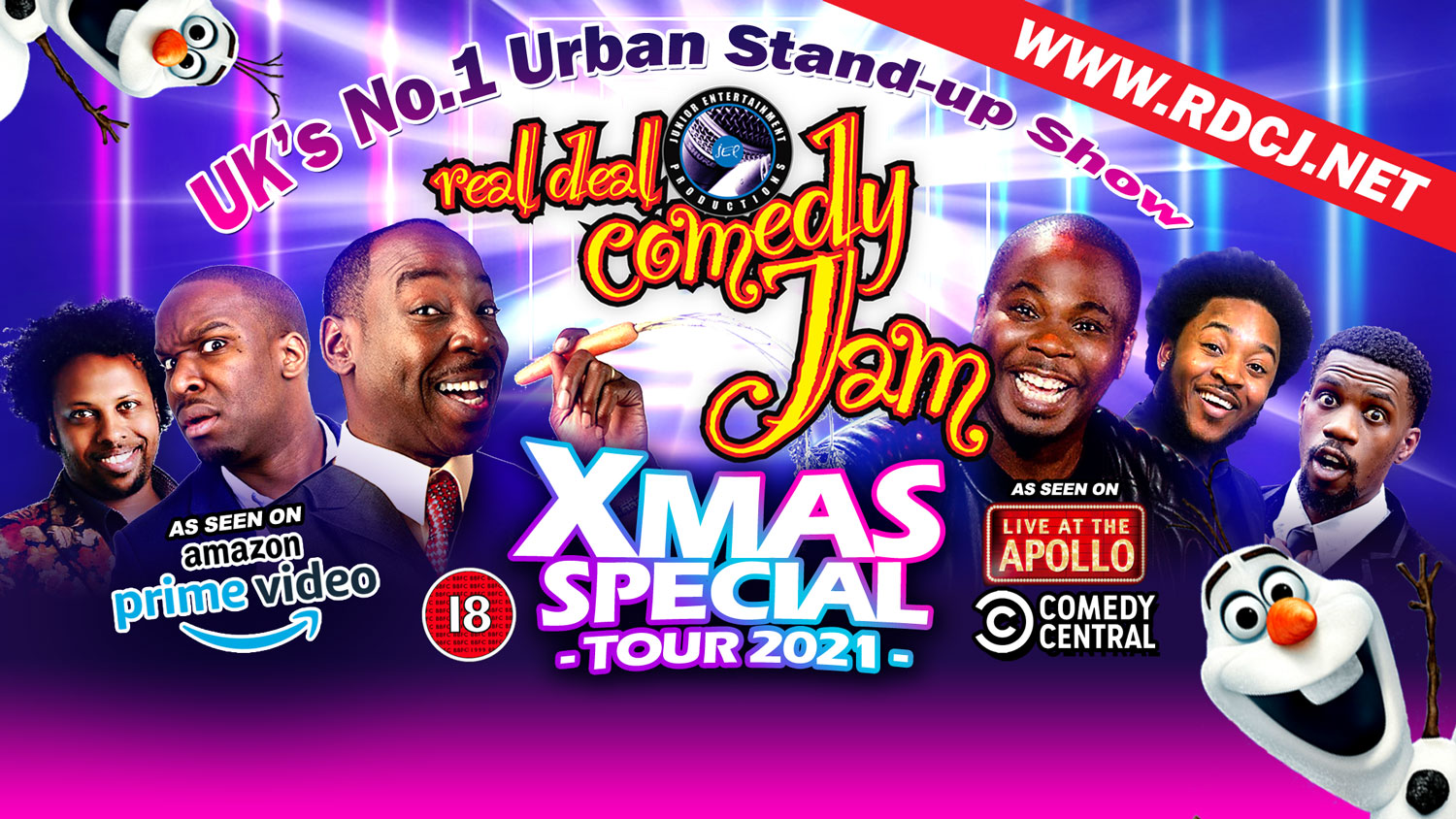 Birmingham – Real Deal Comedy Jam Xmas Special!