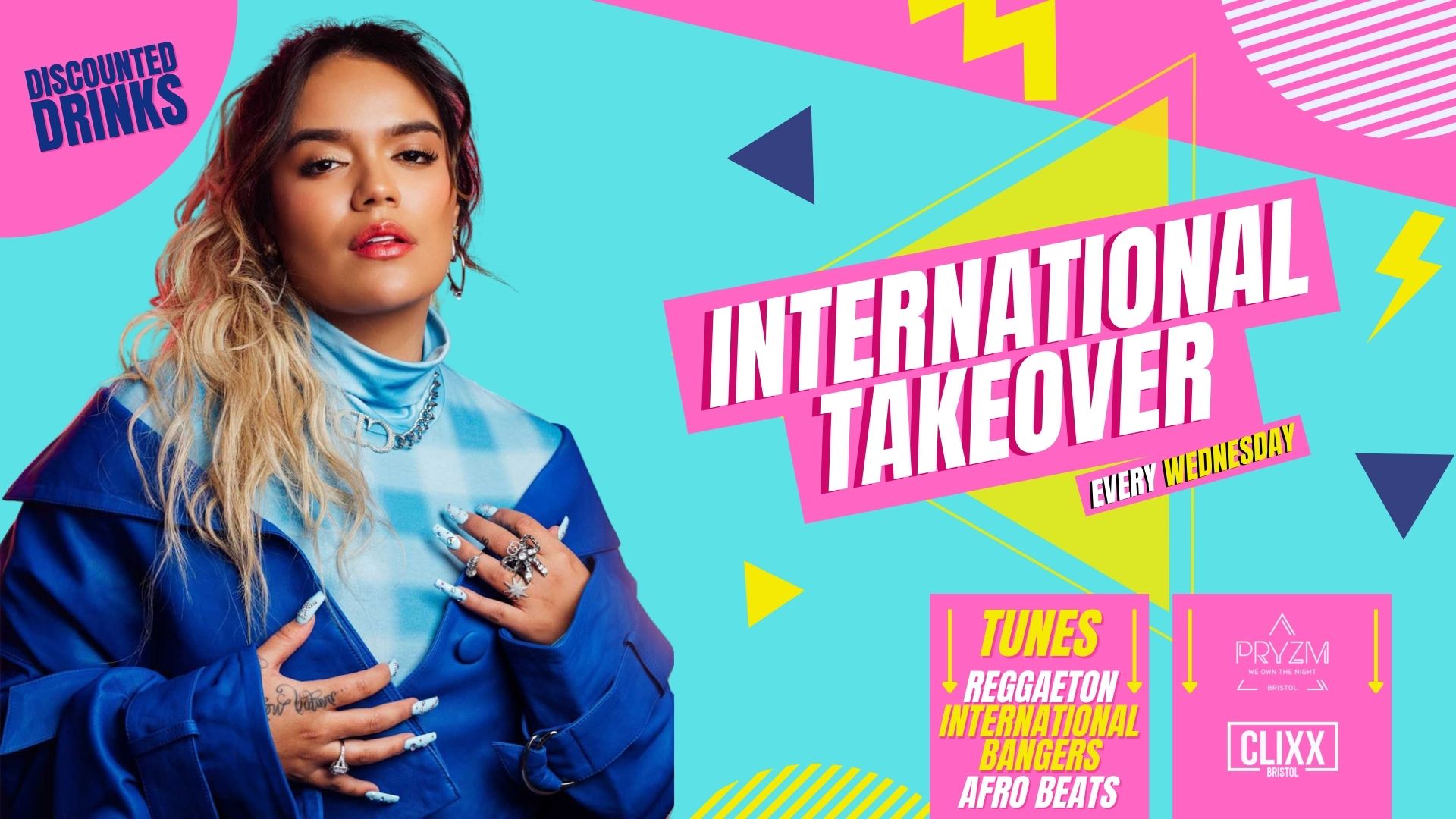 International Takeover   // REGGAETON  – Discounted Drinks / £2 Tickets