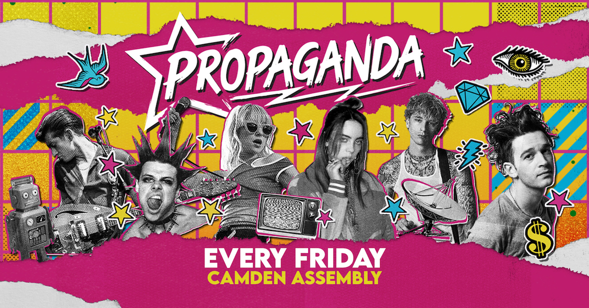 Propaganda London TONIGHT – Your Indie/ Alternative Party at Camden Assembly!