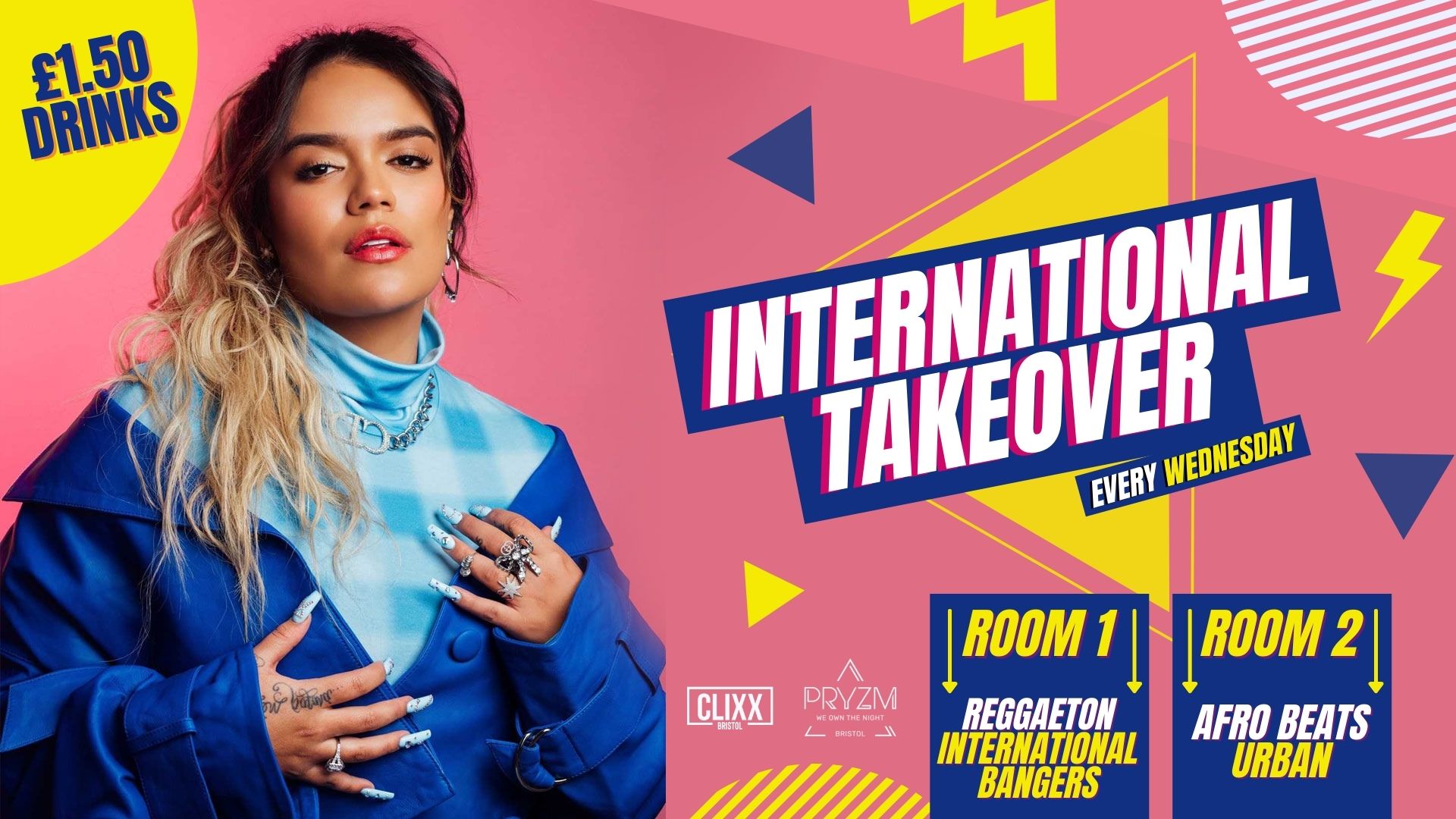 International Takeover   // REGGAETON  – £1.50 Drinks / £2 Tickets