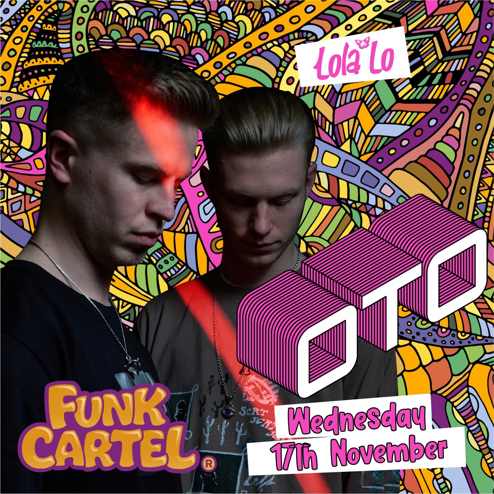 OTO GARDEN – Funk Cartel – Wednesday 17th November