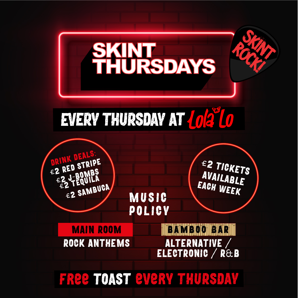 Skint Thursday – Thursday 9th December