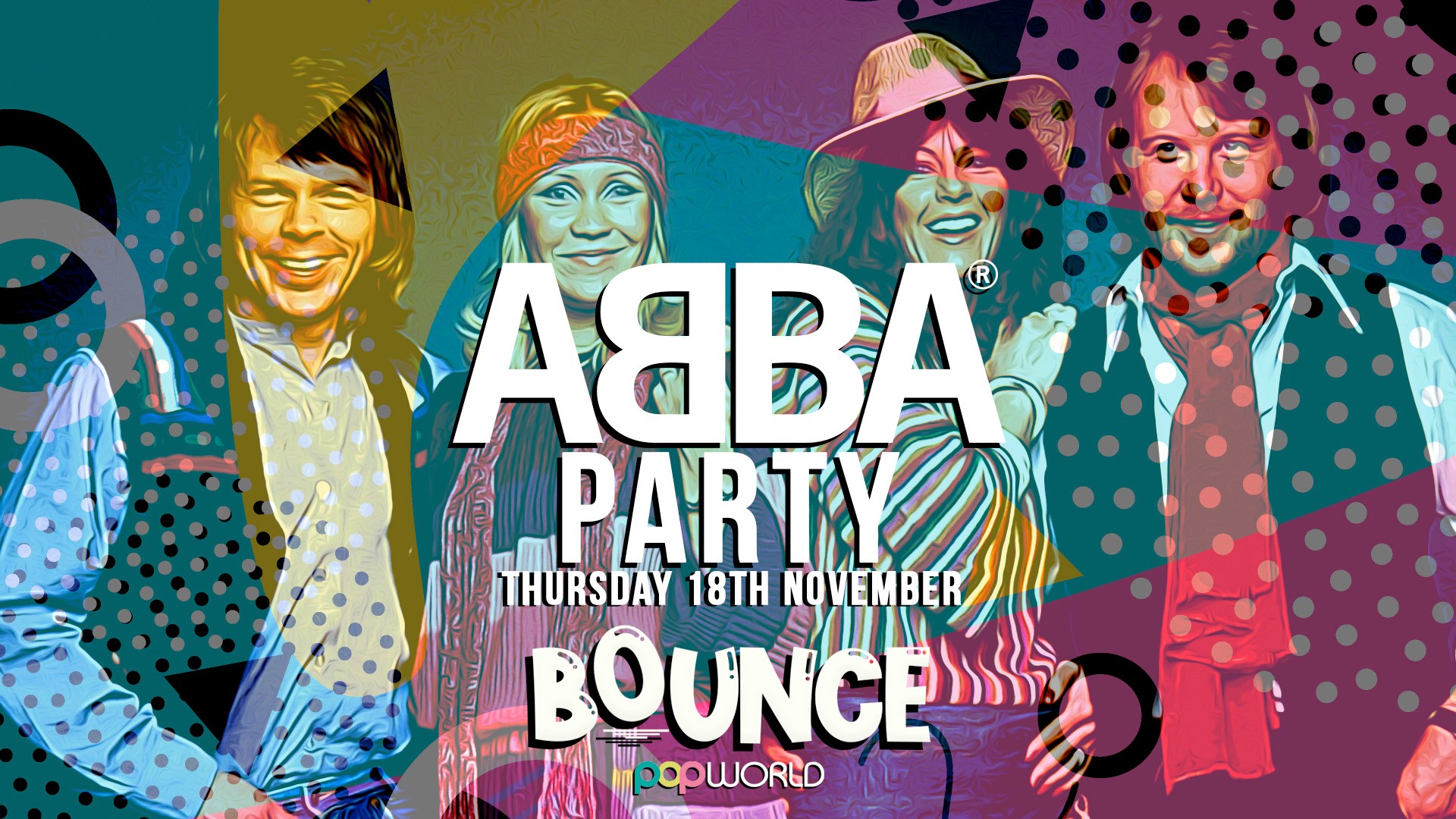 Bounce Thursdays | ABBA Party | Popworld [£1 Entry]