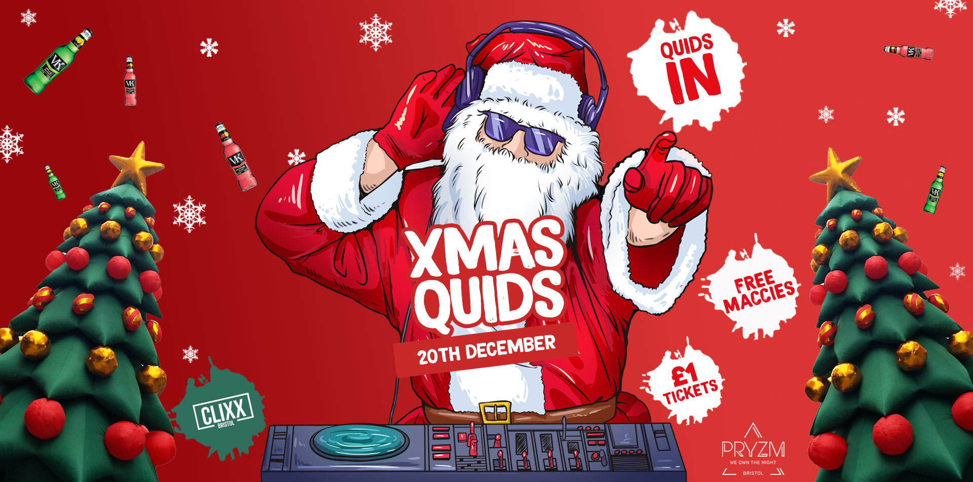 XMAS QUIDS –  £1 Tickets