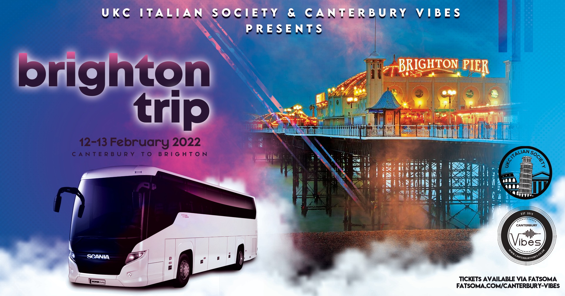 CANTERBURY TO BRIGHTON COACH TRIP