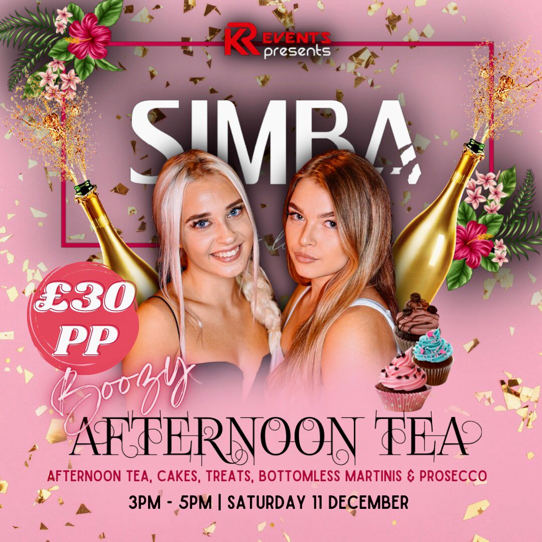 The Boozy Afternoon Tea At Simba Lounge Bournemouth On 11th Dec