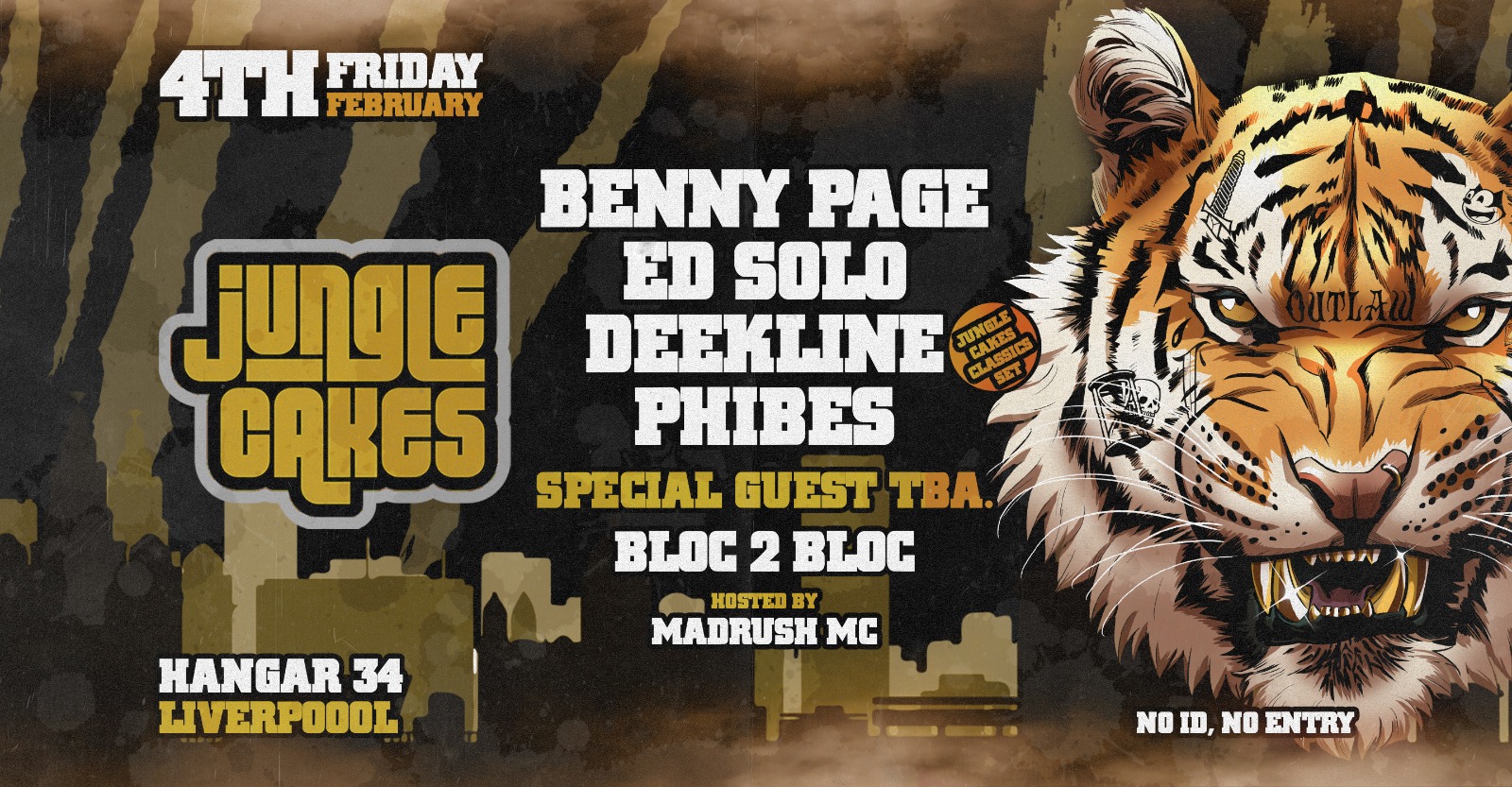 Jungle Cakes Liverpool ft. Benny Page / Deekline / Ed Solo / Phibes + More