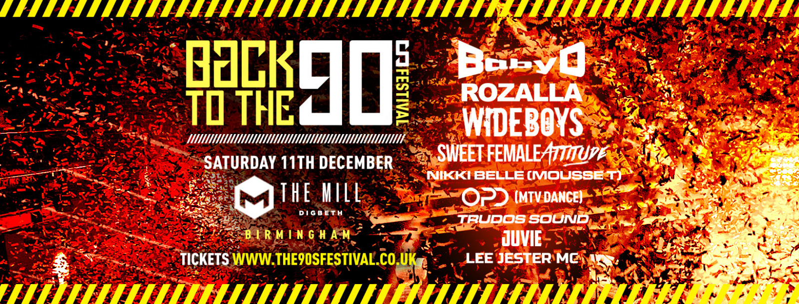 [FINAL TICKETS!] Back To The 90s Festival – Birmingham