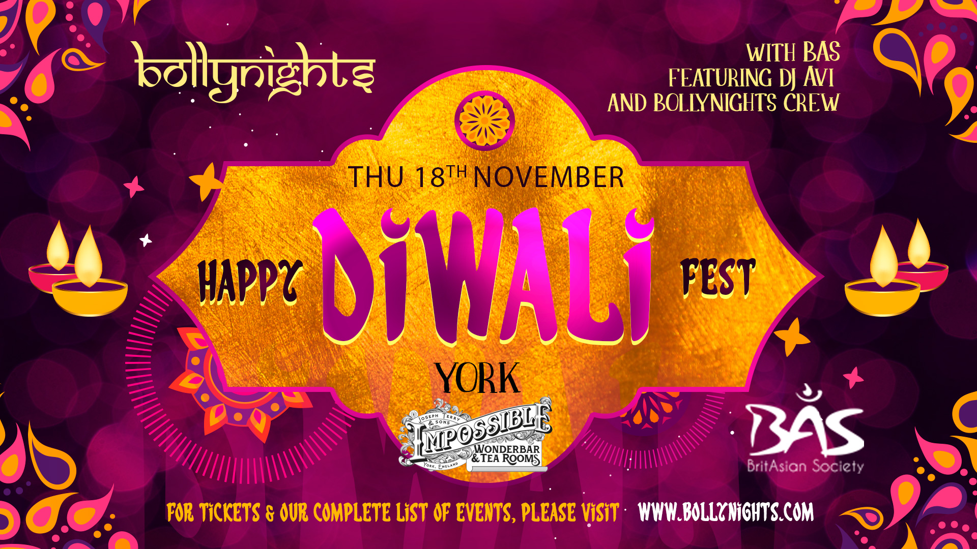 Bollynights York: Thursday 18th November