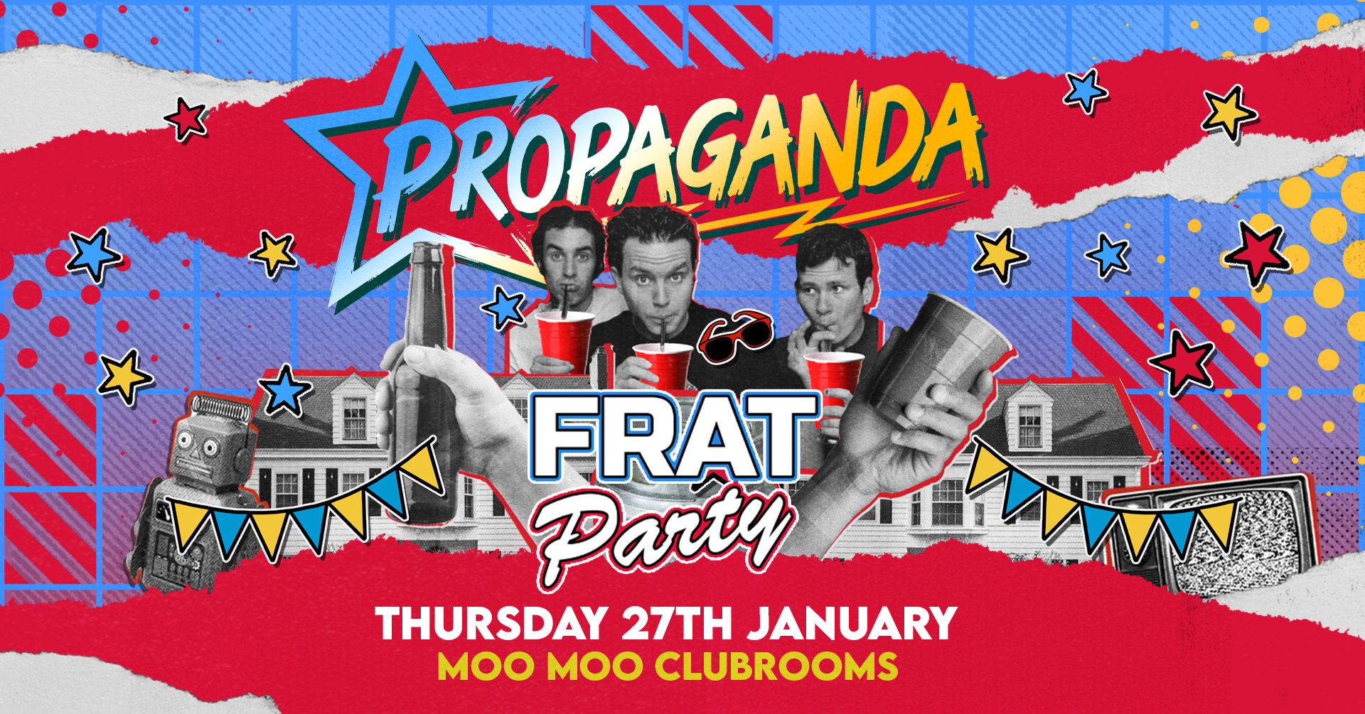 Propaganda Cheltenham –  Frat Party!