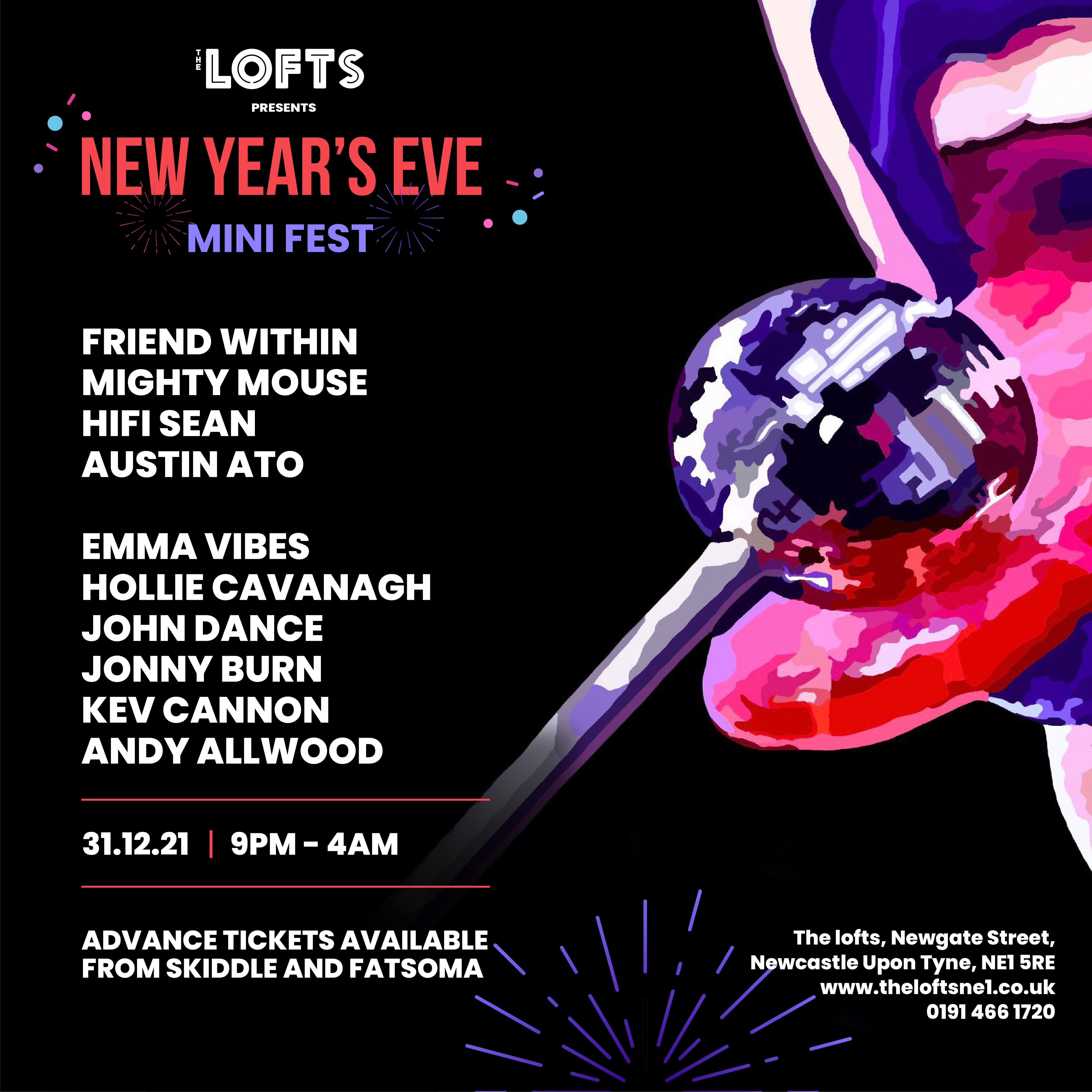 NEW YEARS EVE - THE LOFTS - 31ST DEC 21 at The Lofts, Newcastle upon ...