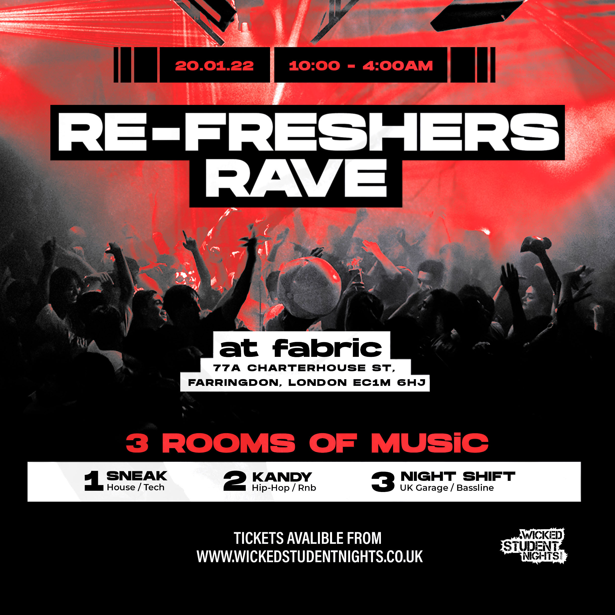 THE OFFICIAL 2022 ReFreshers RAVE AT FABRIC LONDON at fabric London